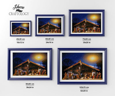 Birth of Jesus - Diamond Painting Kit - Home Craftology