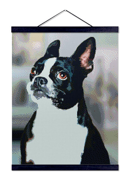 Boston Terrier - Exclusive Premium Diamond Painting Kit