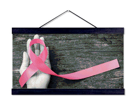 Breast Cancer Ribbon - Exclusive Premium Diamond Painting Kit