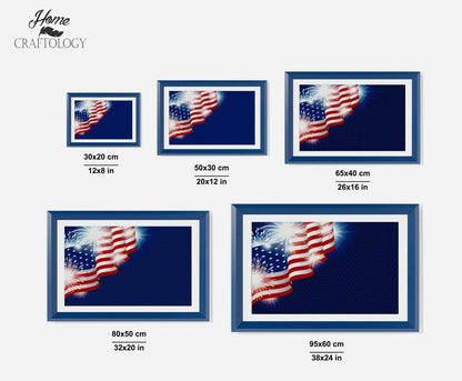 Broad Stripes and Bright Stars - Premium Diamond Painting Kit