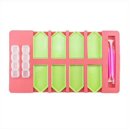 8 Slot Diamond Painting Tray Organizer