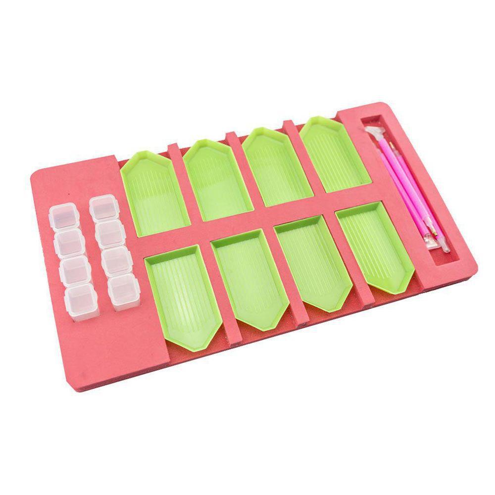 8 Slot Diamond Painting Tray Organizer