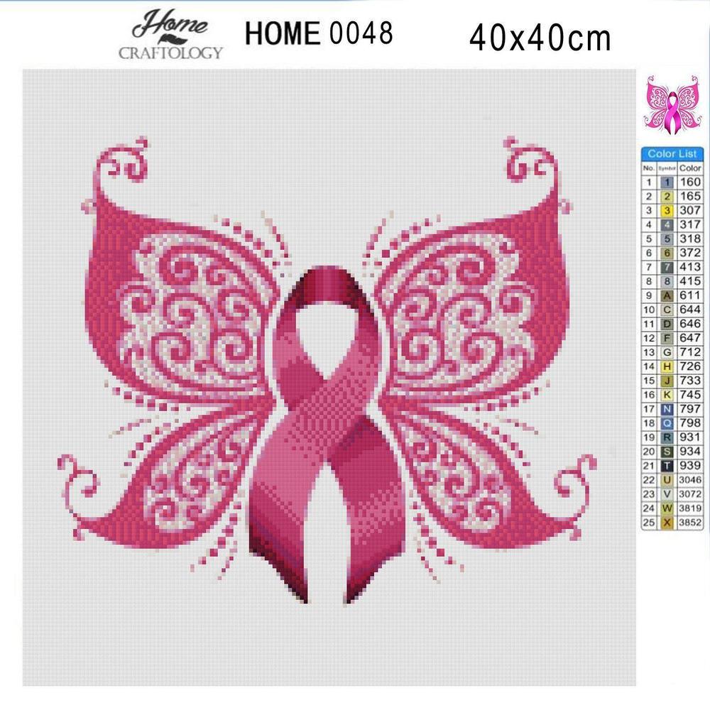 Cancer Awareness - Diamond Painting Kit - Home Craftology