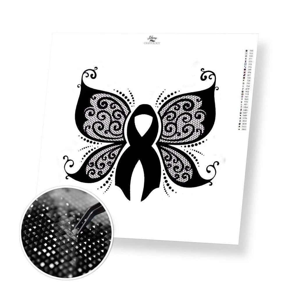 Cancer Awareness - Diamond Painting Kit - Home Craftology