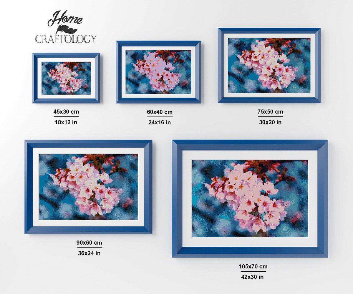 Cherry Blossoms - Diamond Painting Kit - Home Craftology