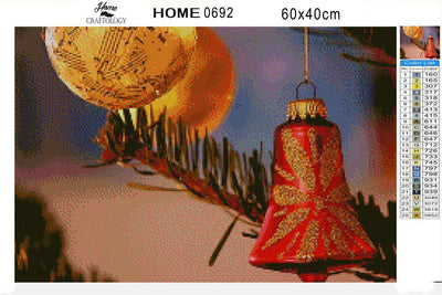 Christmas Bell - Diamond Painting Kit - Home Craftology