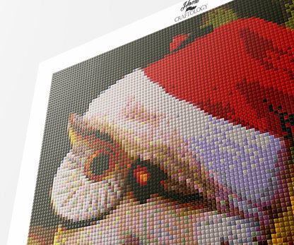 Christmas Owl - Premium Diamond Painting Kit