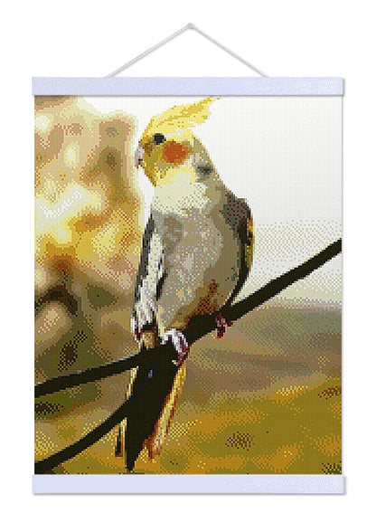 Cockatiel - Exclusive Premium Diamond Painting Kit