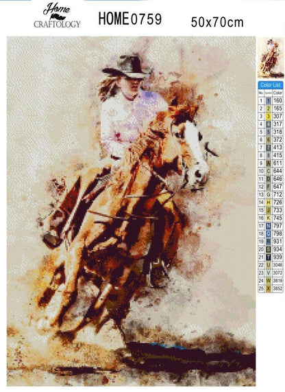 Cowgirls - Diamond Painting Kit - Home Craftology