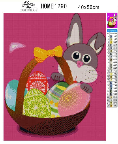Easter Bunny - Diamond Painting Kit - Home Craftology