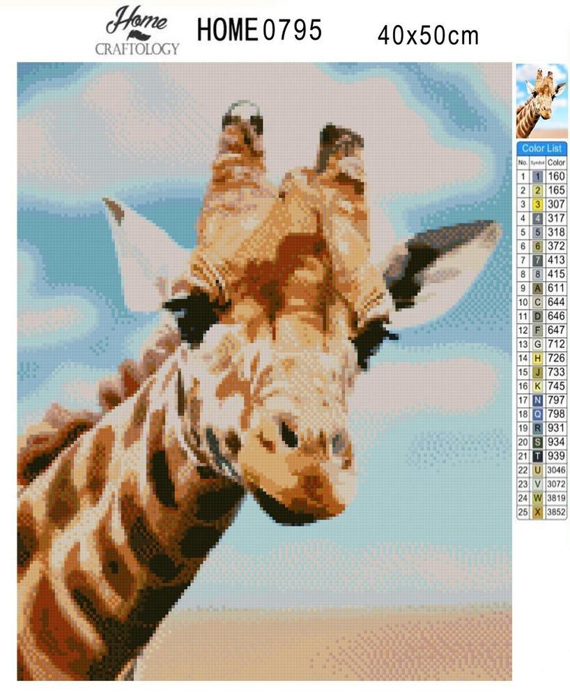 Giraffe - Diamond Painting Kit - Home Craftology