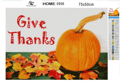 Give Thanks - Diamond Painting Kit - Home Craftology
