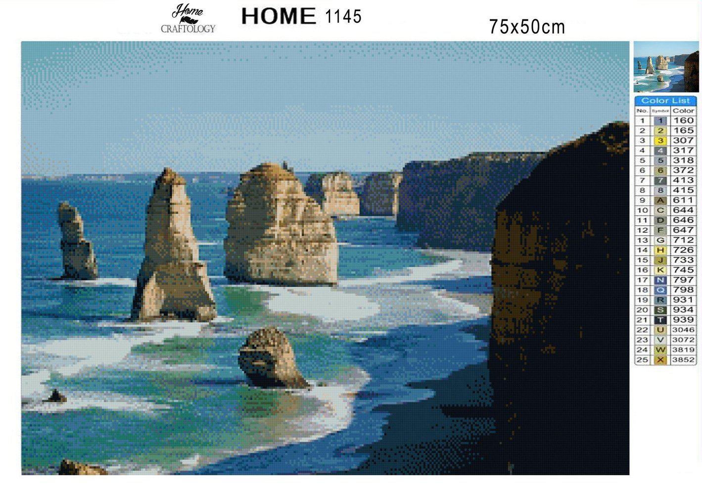 Great Ocean Road - Diamond Painting Kit - Home Craftology