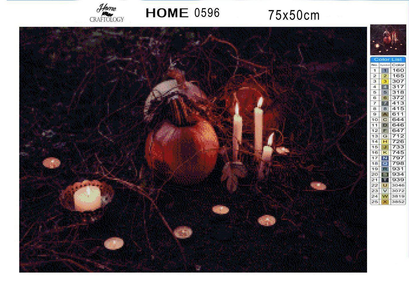 Halloween Decorations - Diamond Painting Kit - Home Craftology