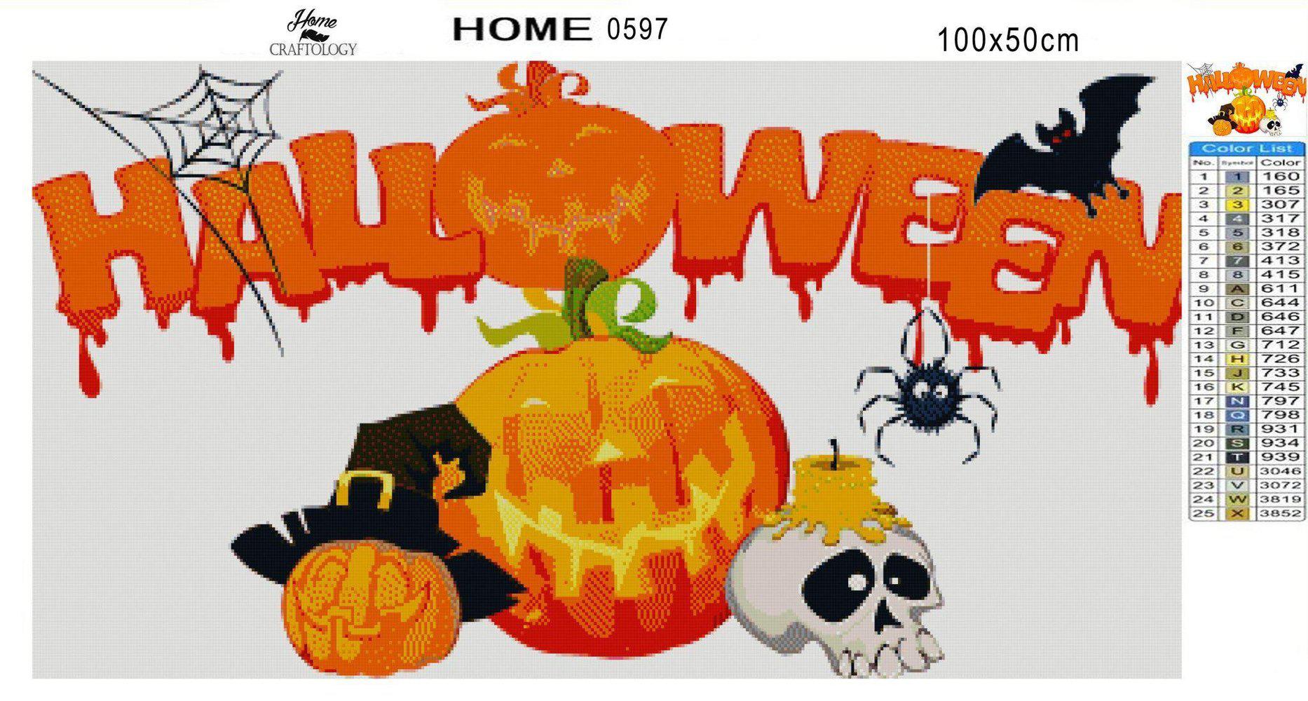 Halloween - Diamond Painting Kit - Home Craftology