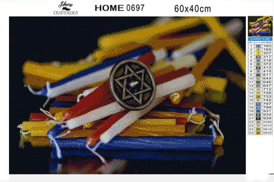 Hanukkah - Diamond Painting Kit - Home Craftology