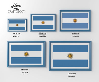 Argentina Flag - Premium Diamond Painting Kit