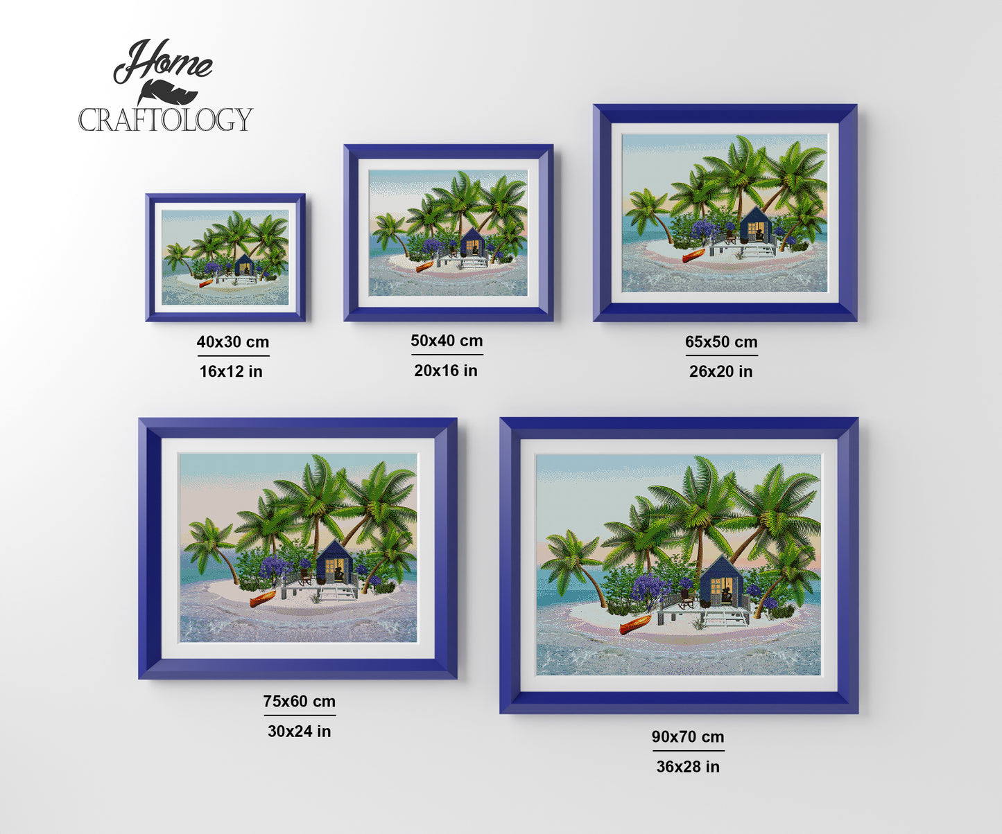 Beach House - Premium Diamond Painting Kit