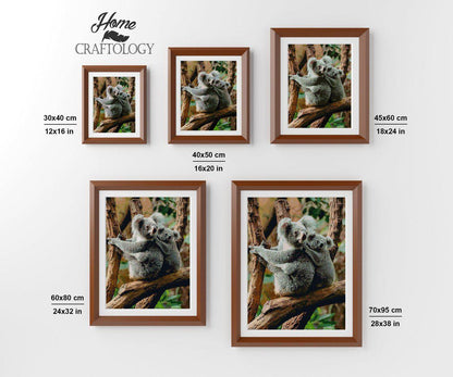 Mother and Baby Koala - Premium Diamond Painting Kit