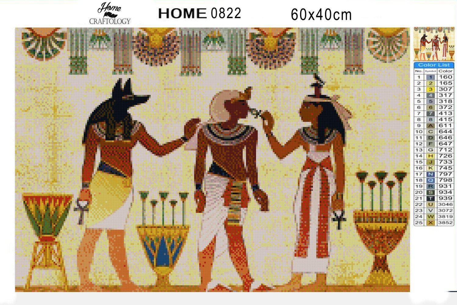 Hieroglyphics - Diamond Painting Kit - Home Craftology