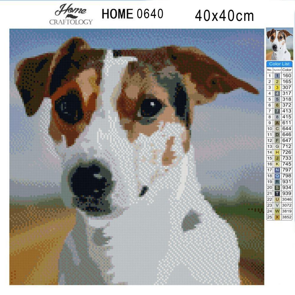 White Dog - Premium Diamond Painting Kit – Home Craftology