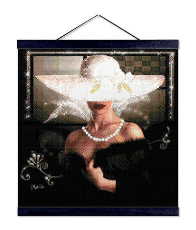Lady in Diamonds - Premium Diamond Painting Kit