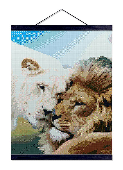 Lions - Exclusive Premium Diamond Painting Kit