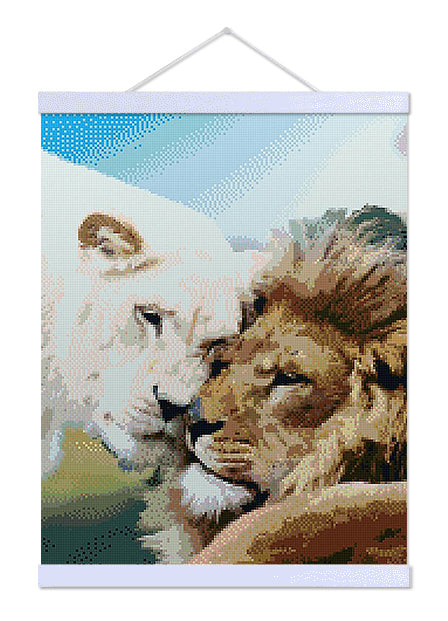 Lions - Exclusive Premium Diamond Painting Kit