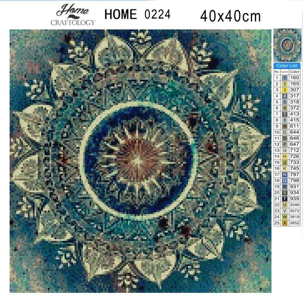 Shiny Mandala - Premium Diamond Painting Kit – Home Craftology