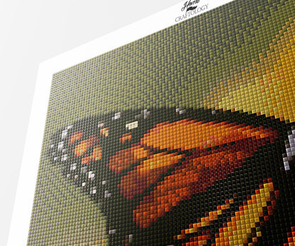 Monarch Butterfly Painting - Diamond Painting Kit - Home Craftology