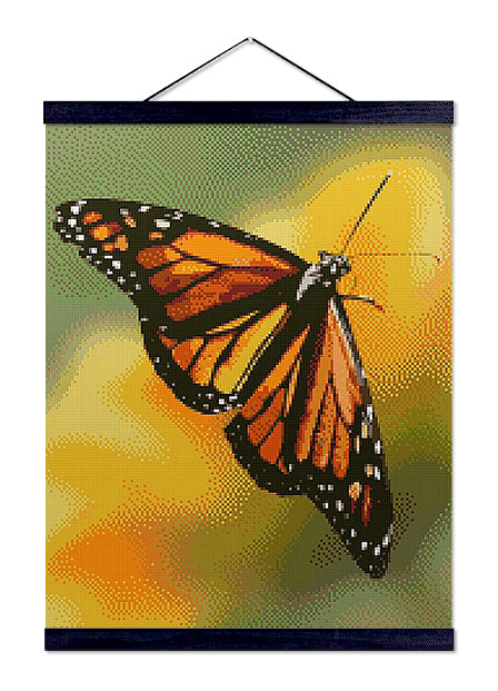 Monarch Butterfly Painting - Exclusive Premium Diamond Painting Kit