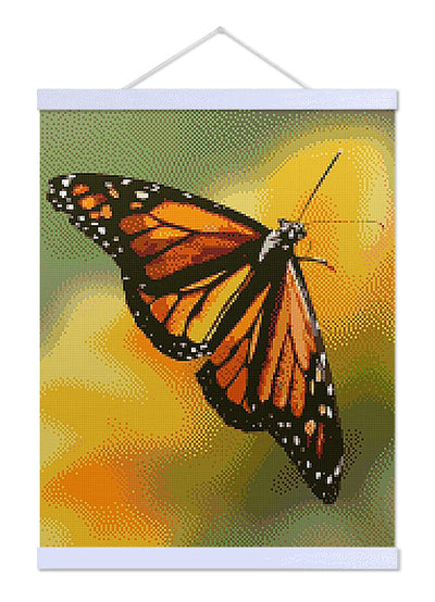 Monarch Butterfly Painting - Premium Diamond Painting Kit