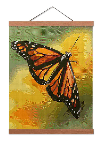 Monarch Butterfly Painting - Exclusive Premium Diamond Painting Kit