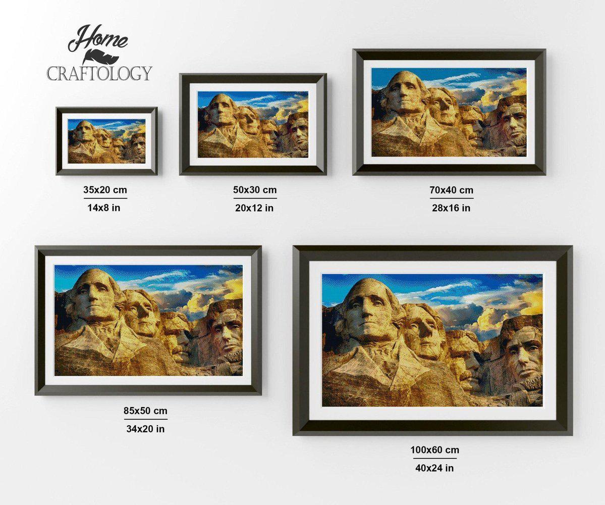 Mt. Rushmore - Diamond Painting Kit - Home Craftology