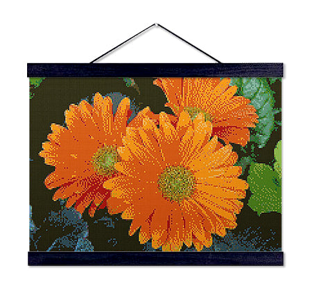 Orange Gerbera - Exclusive Premium Diamond Painting Kit