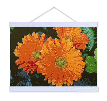 Orange Gerbera - Exclusive Premium Diamond Painting Kit