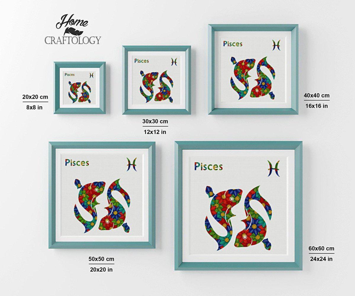 Pisces - Diamond Painting Kit - Home Craftology