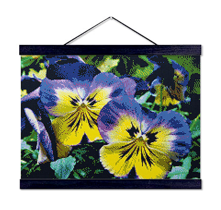 Purple Pansy - Exclusive Premium Diamond Painting Kit