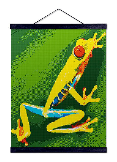 Red Eye Frog - Exclusive Premium Diamond Painting Kit