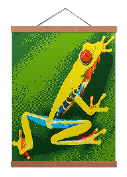 Red Eye Frog - Exclusive Premium Diamond Painting Kit