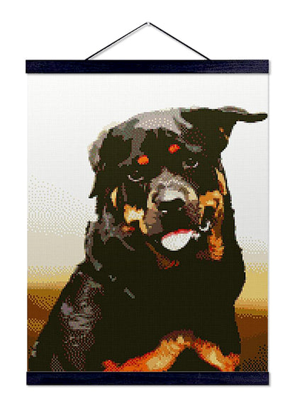 Rottweiler Painting - Exclusive Premium Diamond Painting Kit