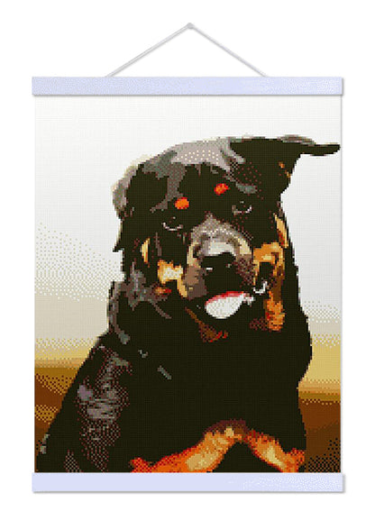 Rottweiler Painting - Exclusive Premium Diamond Painting Kit