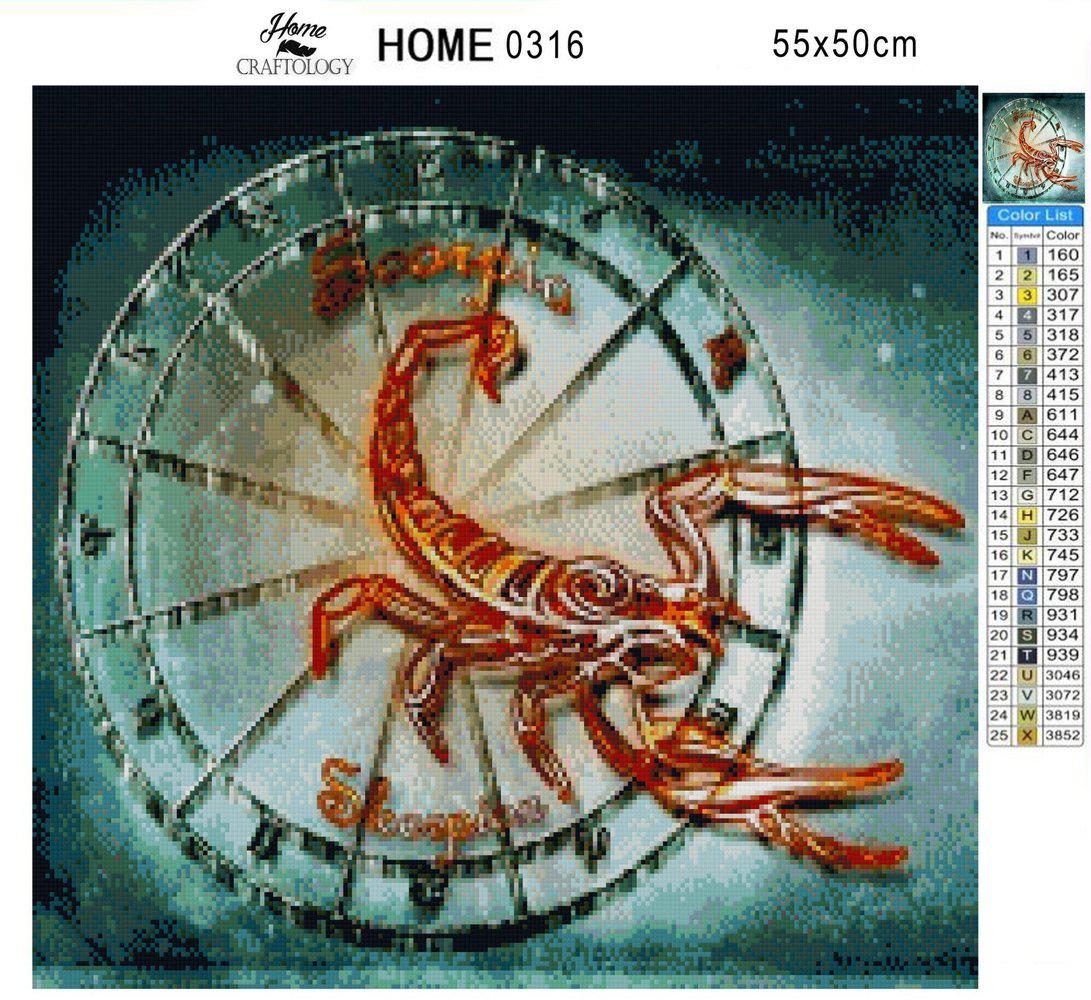 Scorpio Horoscope - Diamond Painting Kit - Home Craftology