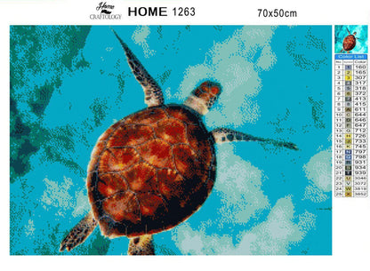 Sea Turtle - Diamond Painting Kit - Home Craftology