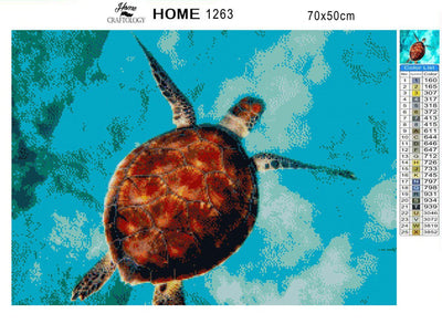 Sea Turtle - Diamond Painting Kit - Home Craftology