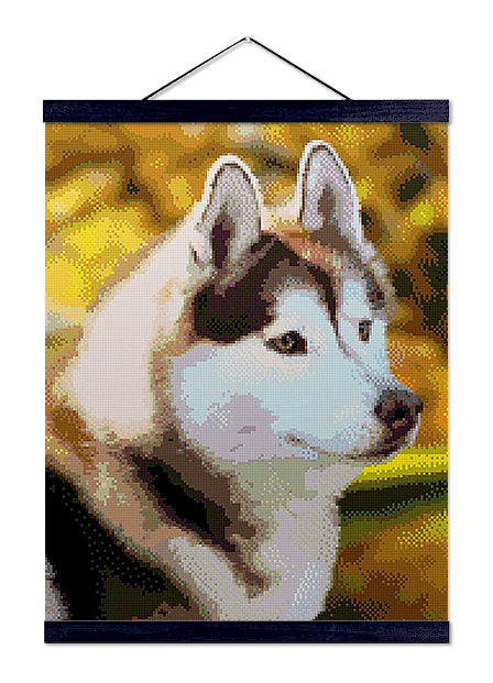 Siberian Husky - Exclusive Premium Diamond Painting Kit