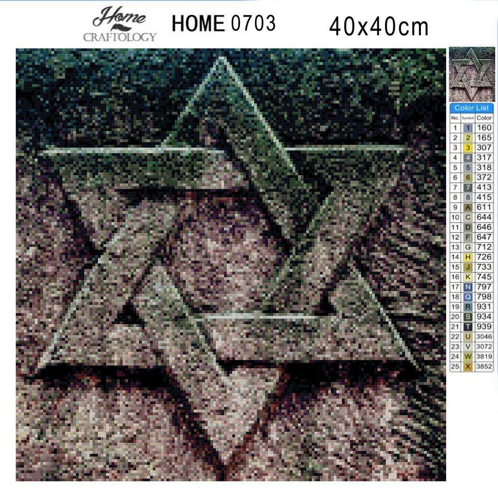 Star of David - Diamond Painting Kit - Home Craftology