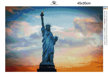 Statue of Liberty - Diamond Painting Kit - Home Craftology