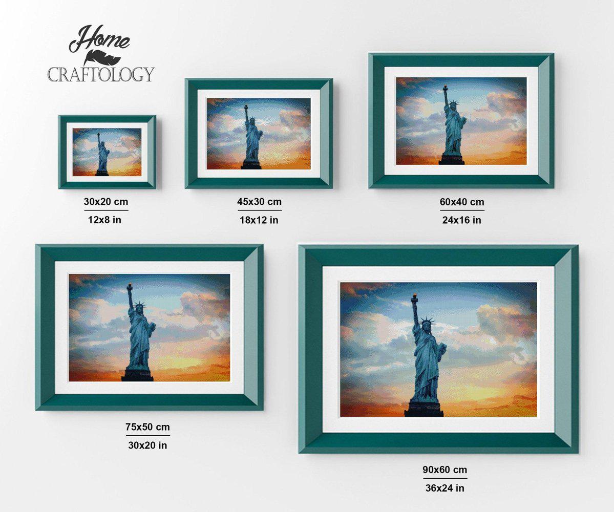 Statue of Liberty - Diamond Painting Kit - Home Craftology