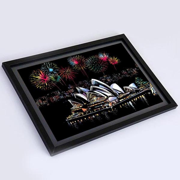 Sydney, Australia - Scratch Painting Kit